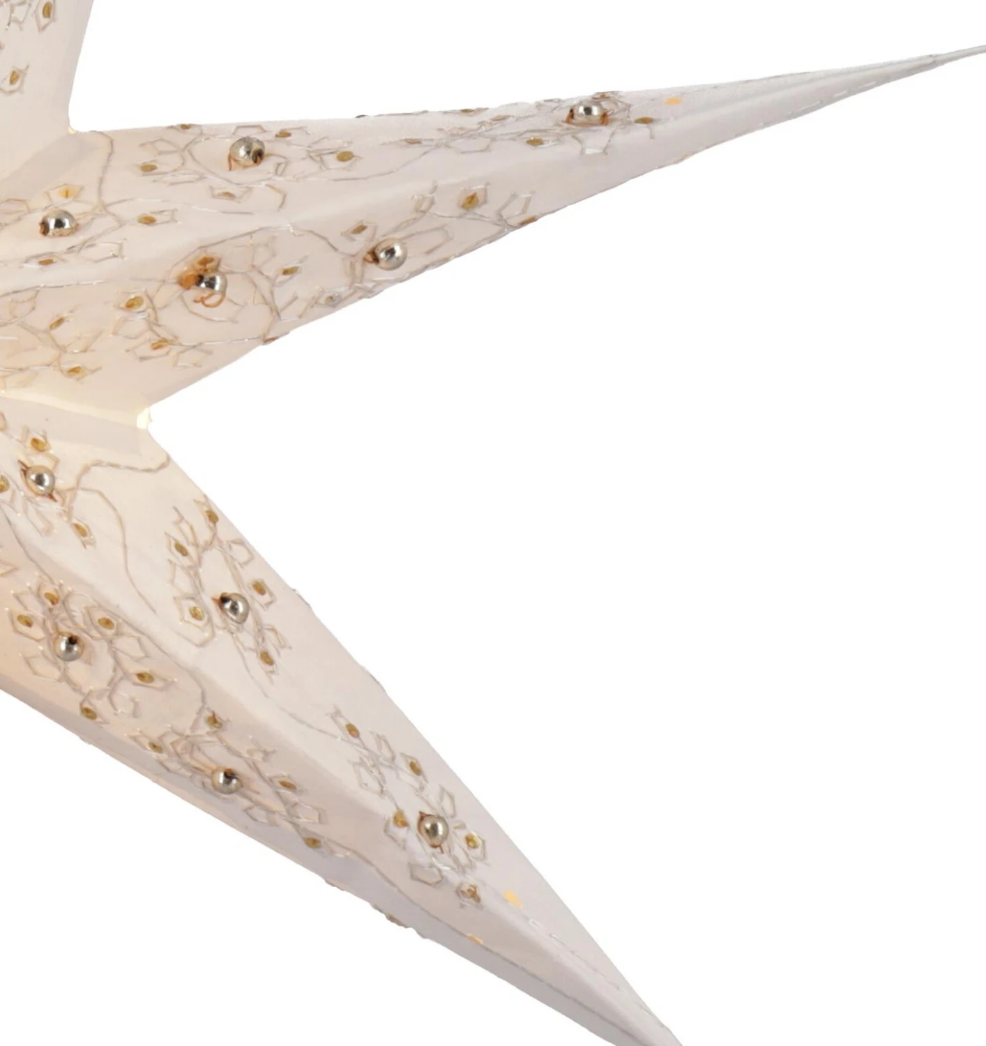 Faltbarer Advents Leucht Papierstern, Weihnachtsstern 60 Cm - Platon 7 Nature 7 Faltbarer Advents Leucht Papierstern, Weihnachtsstern 60 Cm - Platon 7 Nature – Bild 5