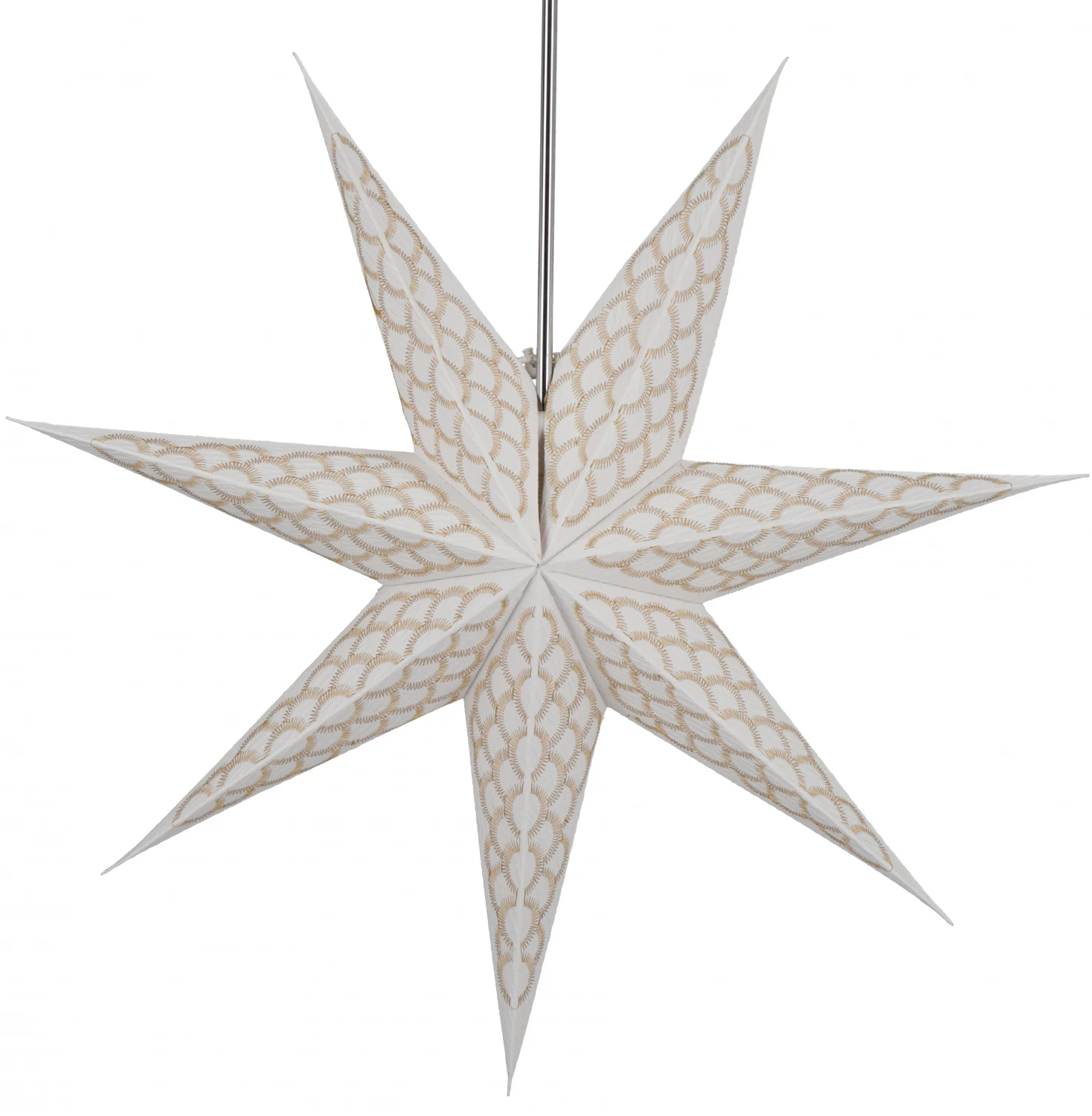 Faltbarer Advents Leucht Papierstern, Weihnachtsstern 60 Cm - Luxury Rama 4 Faltbarer Advents Leucht Papierstern, Weihnachtsstern 60 Cm - Luxury Rama – Bild 2