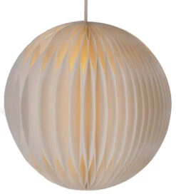 Origami Design Papier Lampenschirm - Modell Florentina - 30x30x30 Cm