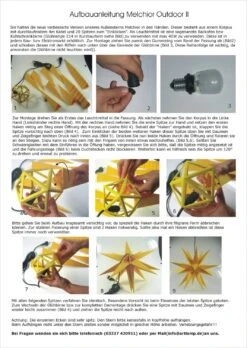 Melchior Outdoor II Rot, Sehr Stabiler 3D Außenstern Ø 60 Cm, Mit 20 Spitzen, Inkl. 4 M Außenkabel - Melchior Rot 15 Melchior Outdoor II Rot, Sehr Stabiler 3D Außenstern Ø 60 Cm, Mit 20 Spitzen, Inkl. 4 M Außenkabel - Melchior Rot -Laden Für Heimbeleuchtung 12 18bueroaussensternanleitung