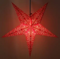 Faltbarer Advents Leucht Papierstern, Weihnachtsstern 60 Cm - Molinos -Laden Für Heimbeleuchtung 15 05 20 papierstern3 10