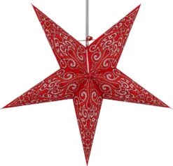 Faltbarer Advents Leucht Papierstern, Weihnachtsstern 60 Cm - Molinos -Laden Für Heimbeleuchtung 15 05 20 papierstern3 12