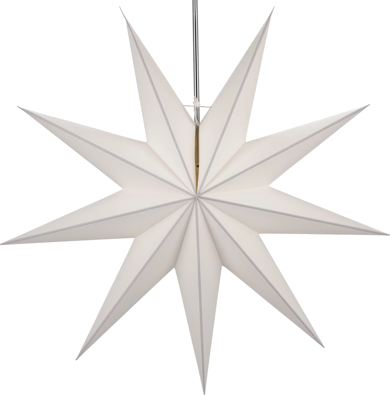 Faltbarer Advents Leucht Papierstern, Weihnachtsstern 70 Cm - Zena 4 Faltbarer Advents Leucht Papierstern, Weihnachtsstern 70 Cm - Zena – Bild 2