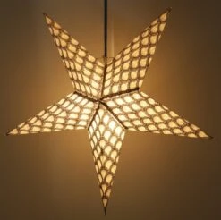 Faltbarer Advents Leucht Papierstern, Weihnachtsstern 60 Cm - Amur -Laden Für Heimbeleuchtung 15 05 20 papierstern3 9