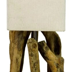 Tischleuchte / Tischlampe, In Bali Handgemachtes Unikat Aus Naturmaterial, Treibholz, Baumwolle - Modell Kinshasa - 52x17x17 Cm 10 Tischleuchte / Tischlampe, In Bali Handgemachtes Unikat Aus Naturmaterial, Treibholz, Baumwolle - Modell Kinshasa - 52x17x17 Cm -Laden Für Heimbeleuchtung 2 18 dsc08331