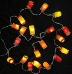 LED Lichterkette Lampions - Mix Bunt 1 -Laden Für Heimbeleuchtung 283 09 6102020 20lichterkette thai 6