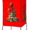 Lokta Papier Hänge Lampenschirm, Deckenleuchte Aus Handgeschöpftem Papier - Buddha 1 Rot - 28x18x18 Cm -Laden Für Heimbeleuchtung 37363 11 2133 deckenlampe baumwolle 16