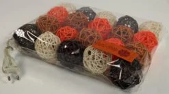 Rattan Ball LED Kugel Lampion Lichterkette - Sommer Farbe -Laden Für Heimbeleuchtung 4 14dsc01097