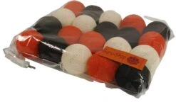 Stoff Ball Lichterkette, LED Kugel Lampion Lichterkette - Sommer Farbe -Laden Für Heimbeleuchtung 4 14dsc01136