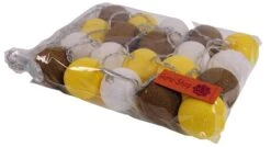 Stoff Ball Lichterkette LED Kugel Lampion Lichterkette - Gelb/braun/weiß -Laden Für Heimbeleuchtung 4 14dsc01143