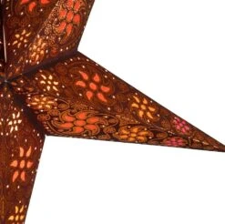 Faltbarer Advents Leucht Papierstern, Weihnachtsstern 60 Cm - Anubis Braun -Laden Für Heimbeleuchtung 493e5a4de22971dd69de1c3cac4ce5c6