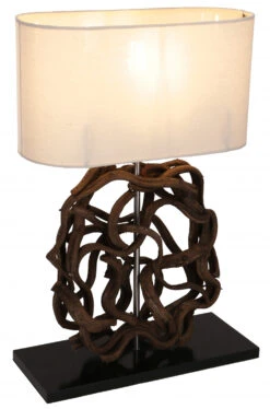 Tischlampe / Tischleuchte, Handgemacht Aus Naturmaterial - Modell Liana 1 - 54x35x16 Cm -Laden Für Heimbeleuchtung 50559 11 2133 lampen 4 22 79