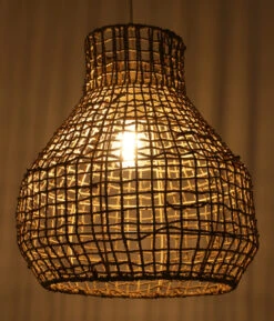 Deckenlampe / Deckenleuchte, In Bali Handgemacht Aus Naturmaterial - Modell Monaco - 39x36x36 Cm Ø36 Cm -Laden Für Heimbeleuchtung 51277 11 2133 lampen 4 22 17