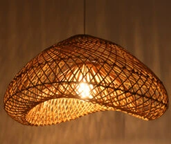 Deckenlampe / Deckenleuchte, In Bali Handgemacht Aus Naturmaterial, Rattan - Modell Molina Braun 50 Cm -Laden Für Heimbeleuchtung 51288 11 2133 lampen 4 22 51