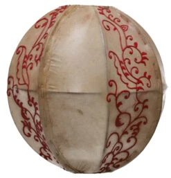 Hennalampe, Leder Tischlampe / Tischleuchte - Modell Mandurai - 30x30x30 Cm -Laden Für Heimbeleuchtung 51618 11 2133 1359lampen this and that 11