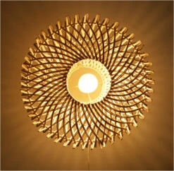 Wandlampe / Wandleuchte, In Bali Handgefertigt Aus Naturmaterial, Rattan - Modell Makana - 45x45x18 Cm -Laden Für Heimbeleuchtung 52641 t 11 21 lampe 2 23 26