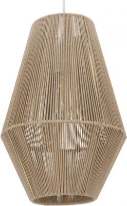 Deckenlampe / Deckenleuchte, In Bali Handgefertigt Aus Baumwollschnur - Modell Zolara - 35x21x21 Cm Ø21 Cm -Laden Für Heimbeleuchtung 52808 t 11 21 lampen 7 3 22 5