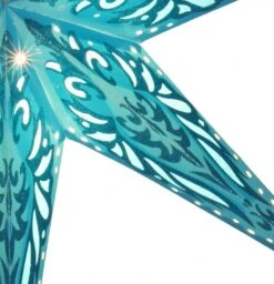 Faltbarer Advents Leucht Papierstern, Weihnachtsstern 60 Cm - Devi Türkis -Laden Für Heimbeleuchtung 66fd71322bbd2483a80bdd379d0cbef8