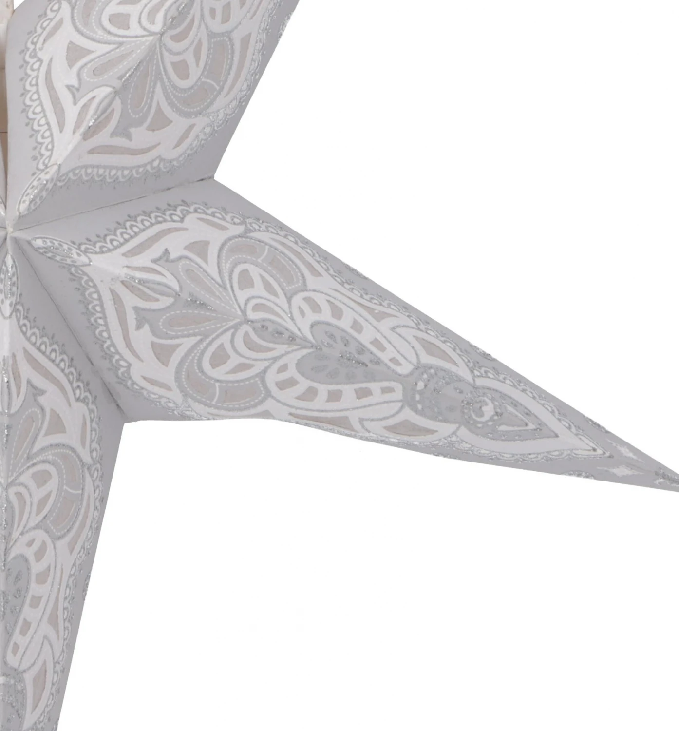 Faltbarer Advents Leucht Papierstern, Weihnachtsstern 40 Cm - Mansur Small Natur 8 Faltbarer Advents Leucht Papierstern, Weihnachtsstern 40 Cm - Mansur Small Natur – Bild 6