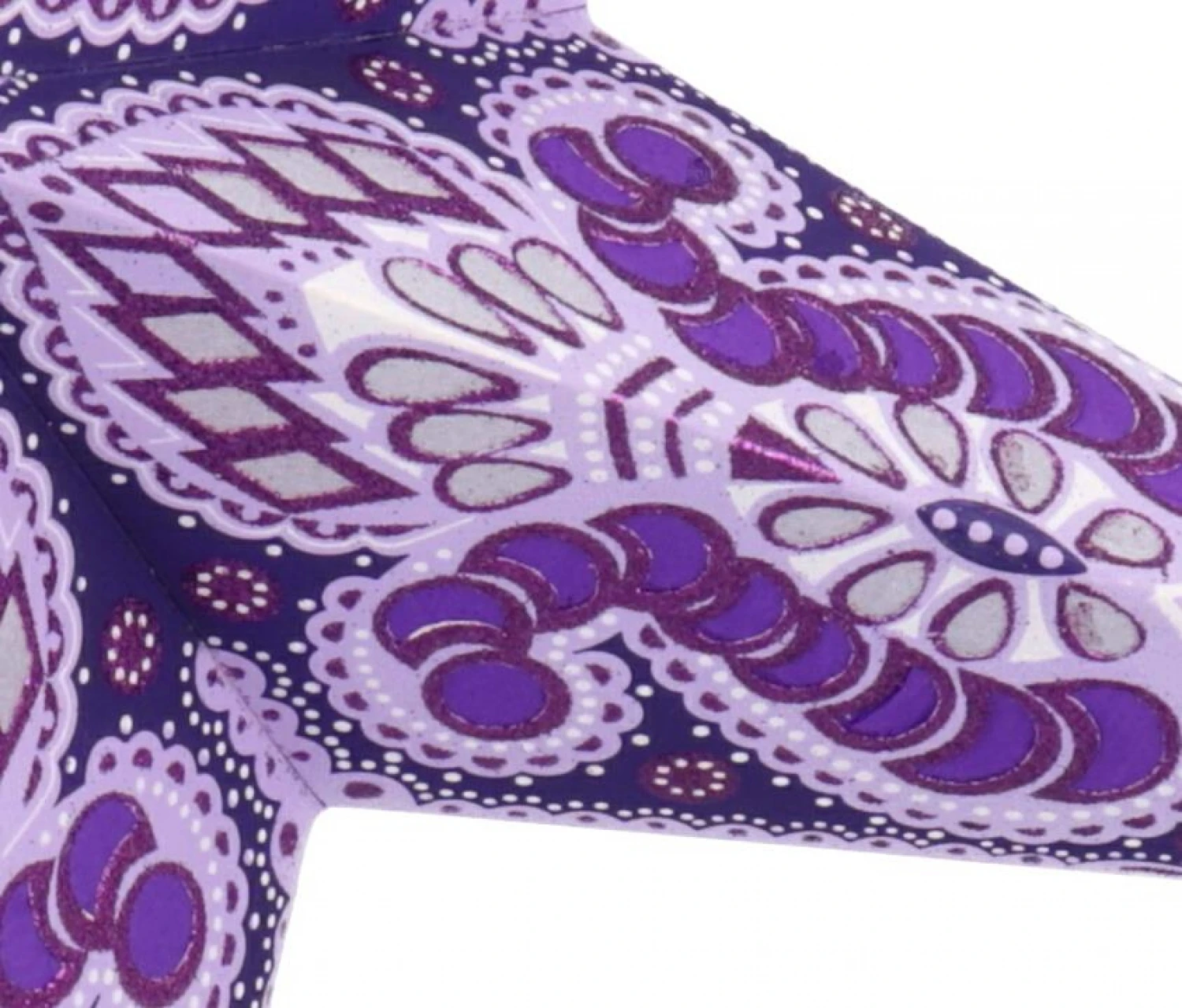 Faltbarer Advents Leucht Papierstern, Weihnachtsstern 60 Cm - Menor Violett/natur 7 Faltbarer Advents Leucht Papierstern, Weihnachtsstern 60 Cm - Menor Violett/natur – Bild 5