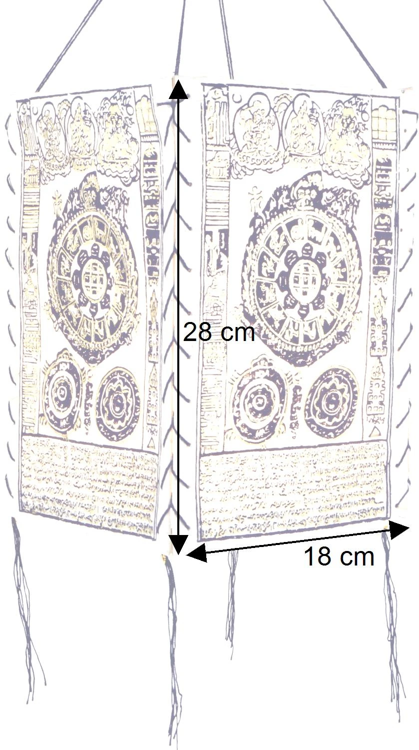 Lokta Papier Hänge Lampenschirm, Deckenleuchte Aus Handgeschöpftem Papier - Mandala Weiß - 28x18x18 Cm 7 Lokta Papier Hänge Lampenschirm, Deckenleuchte Aus Handgeschöpftem Papier - Mandala Weiß - 28x18x18 Cm – Bild 5