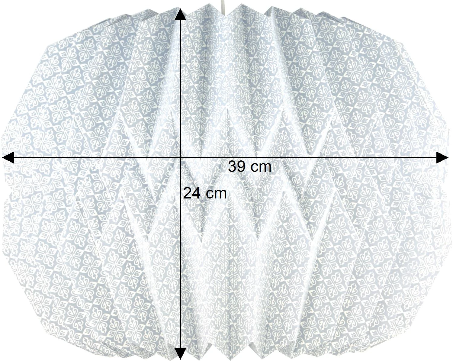 Origami Design Papier Lampenschirm - Modell Messina - 24x39x39 Cm 6 Origami Design Papier Lampenschirm - Modell Messina - 24x39x39 Cm – Bild 4