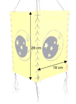 Lokta Papier Hänge Lampenschirm, Deckenleuchte Aus Handgeschöpftem Papier - Mond Gelb - 28x18x18 Cm 9 Lokta Papier Hänge Lampenschirm, Deckenleuchte Aus Handgeschöpftem Papier - Mond Gelb - 28x18x18 Cm -Laden Für Heimbeleuchtung bemassung 37823