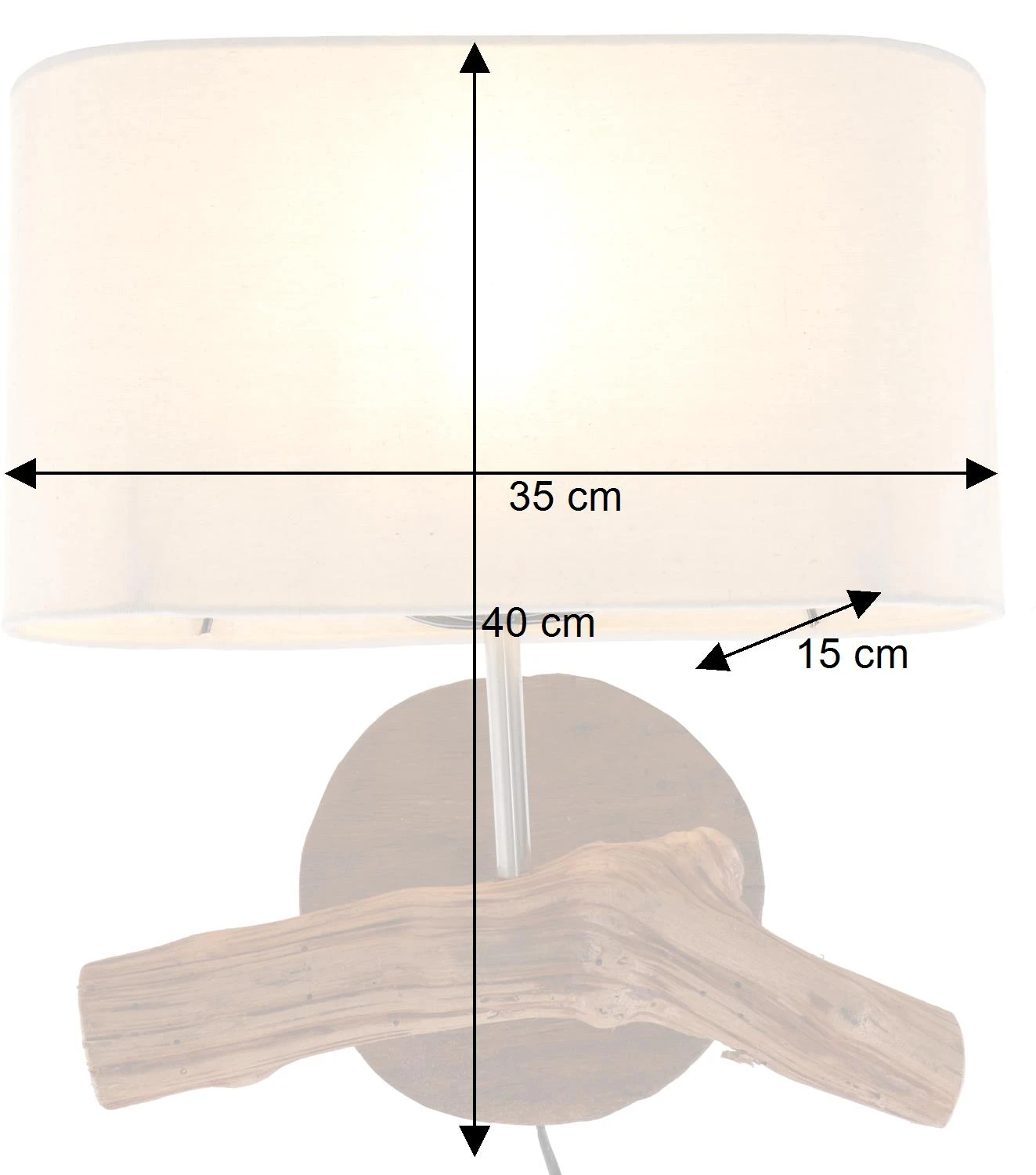 Wandlampe / Wandleuchte / Wandleuchte, In Bali Handgefertigt Aus Naturmaterial, Baumwolle - Modell Mokka - 40x35x15 Cm 6 Wandlampe / Wandleuchte / Wandleuchte, In Bali Handgefertigt Aus Naturmaterial, Baumwolle - Modell Mokka - 40x35x15 Cm – Bild 4