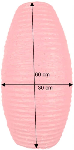 Ovaler Lokta Papierlampenschirm, Hängelampe Coronada - Rot - 60x30x30 Cm 9 Ovaler Lokta Papierlampenschirm, Hängelampe Coronada - Rot - 60x30x30 Cm -Laden Für Heimbeleuchtung bemassung 49317