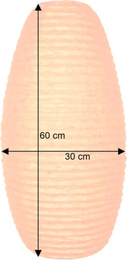 Ovaler Lokta Papierlampenschirm, Hängelampe Coronada - Orange - 60x30x30 Cm 9 Ovaler Lokta Papierlampenschirm, Hängelampe Coronada - Orange - 60x30x30 Cm -Laden Für Heimbeleuchtung bemassung 49318
