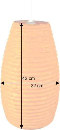 Kleiner Ovaler Lokta Papierlampenschirm, Hängelampe Coronada - Orange - 42x22x22 Cm 9 Kleiner Ovaler Lokta Papierlampenschirm, Hängelampe Coronada - Orange - 42x22x22 Cm -Laden Für Heimbeleuchtung bemassung 49327