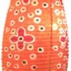 Ovaler Lokta Papierlampenschirm, Hängelampe Coronada Flower Power - Orange - 52x29x29 Cm -Laden Für Heimbeleuchtung buerop2248129