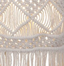 Wandlampe / Wandleuchte, In Bali Handgefertigt Aus Makramee - Modell Suleila - 60x20x12 Cm -Laden Für Heimbeleuchtung c6e2ba684fc6ac81898ab85b7a70315c