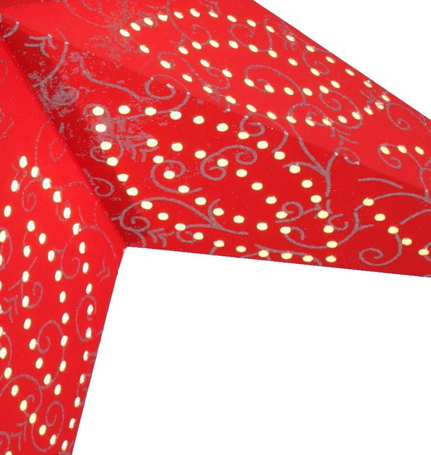 Faltbarer Advents Leucht Papierstern, Weihnachtsstern 60 Cm - Demian Rot 7 Faltbarer Advents Leucht Papierstern, Weihnachtsstern 60 Cm - Demian Rot – Bild 5