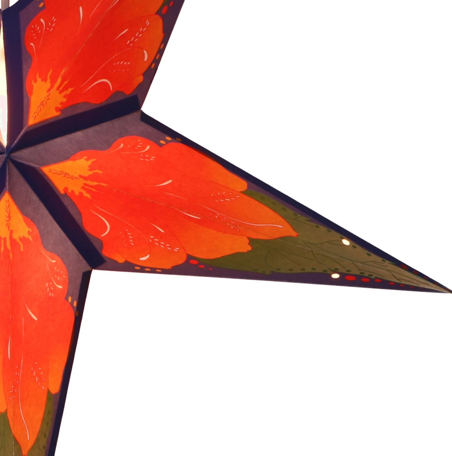 Faltbarer Advents Leucht Papierstern, Weihnachtsstern 60 Cm - Floria Blau 6 Faltbarer Advents Leucht Papierstern, Weihnachtsstern 60 Cm - Floria Blau – Bild 4