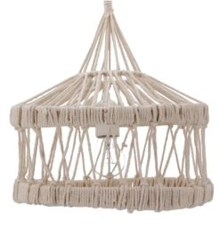 Deckenlampe / Deckenleuchte, In Bali Handgefertigt Aus Makramee - Modell Sabina - 38x31x31 Cm Ø31 Cm -Laden Für Heimbeleuchtung f 19 04 lampe 29 4 7