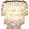 Deckenlampe / Deckenleuchte, Muschelleuchte Aus Hunderten Capiz, Perlmutt Plättchen - Modell Sangria - 60x40x40 Cm -Laden Für Heimbeleuchtung f 19 04 sangria 4