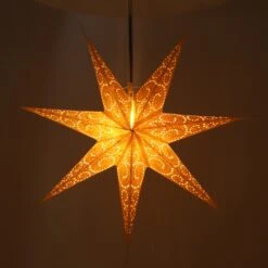 Faltbarer Advents Leucht Papierstern, Weihnachtsstern 60 Cm - Attila 7 -Laden Für Heimbeleuchtung f 19 05 29592 1
