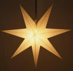 Faltbarer Advents Leucht Papierstern, Weihnachtsstern 60 Cm - Nazar -Laden Für Heimbeleuchtung f 19 05 38222 1