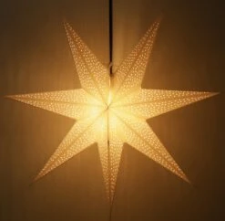 Faltbarer Advents Leucht Papierstern, Weihnachtsstern 60 Cm - Nazar -Laden Für Heimbeleuchtung f 19 05 38222 2