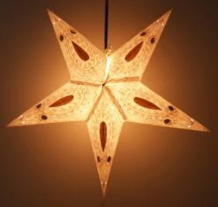 Faltbarer Advents Leucht Papierstern, Weihnachtsstern 60 Cm - Ontario -Laden Für Heimbeleuchtung f 19 09 16084 3