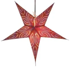 Faltbarer Advents Leucht Papierstern, Weihnachtsstern 60 Cm - Antaris Purple -Laden Für Heimbeleuchtung f 19 09 18994 2