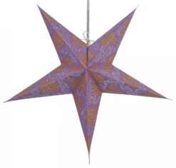 Faltbarer Advents Leucht Papierstern, Weihnachtsstern 60 Cm - Antaris Purple -Laden Für Heimbeleuchtung f 19 09 18994 3