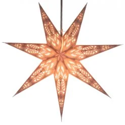 Faltbarer Advents Leucht Papierstern, Weihnachtsstern 60 Cm - Menora 7 Nature 10 Faltbarer Advents Leucht Papierstern, Weihnachtsstern 60 Cm - Menora 7 Nature -Laden Für Heimbeleuchtung f 19 09 26603 3