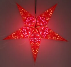 Faltbarer Advents Leucht Papierstern, Weihnachtsstern 60 Cm - Nestor Orange -Laden Für Heimbeleuchtung f 19 09 32971 1