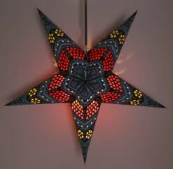 Faltbarer Advents Leucht Papierstern, Weihnachtsstern 60 Cm - Horus Blau/rot 9 Faltbarer Advents Leucht Papierstern, Weihnachtsstern 60 Cm - Horus Blau/rot -Laden Für Heimbeleuchtung f 19 09 32981 1