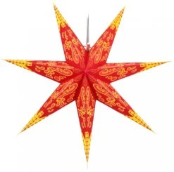 Faltbarer Advents Leucht Papierstern, Weihnachtsstern 60 Cm - Fuego 8 Faltbarer Advents Leucht Papierstern, Weihnachtsstern 60 Cm - Fuego -Laden Für Heimbeleuchtung f 19 09 36480 2