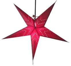 Faltbarer Advents Leucht Papierstern, Weihnachtsstern 60 Cm - Hermes -Laden Für Heimbeleuchtung f 19 09 9 a18844 2