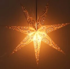 Faltbarer Advents Leucht Papierstern, Weihnachtsstern 60 Cm - Nubia -Laden Für Heimbeleuchtung f 19 09 9 a24671 3