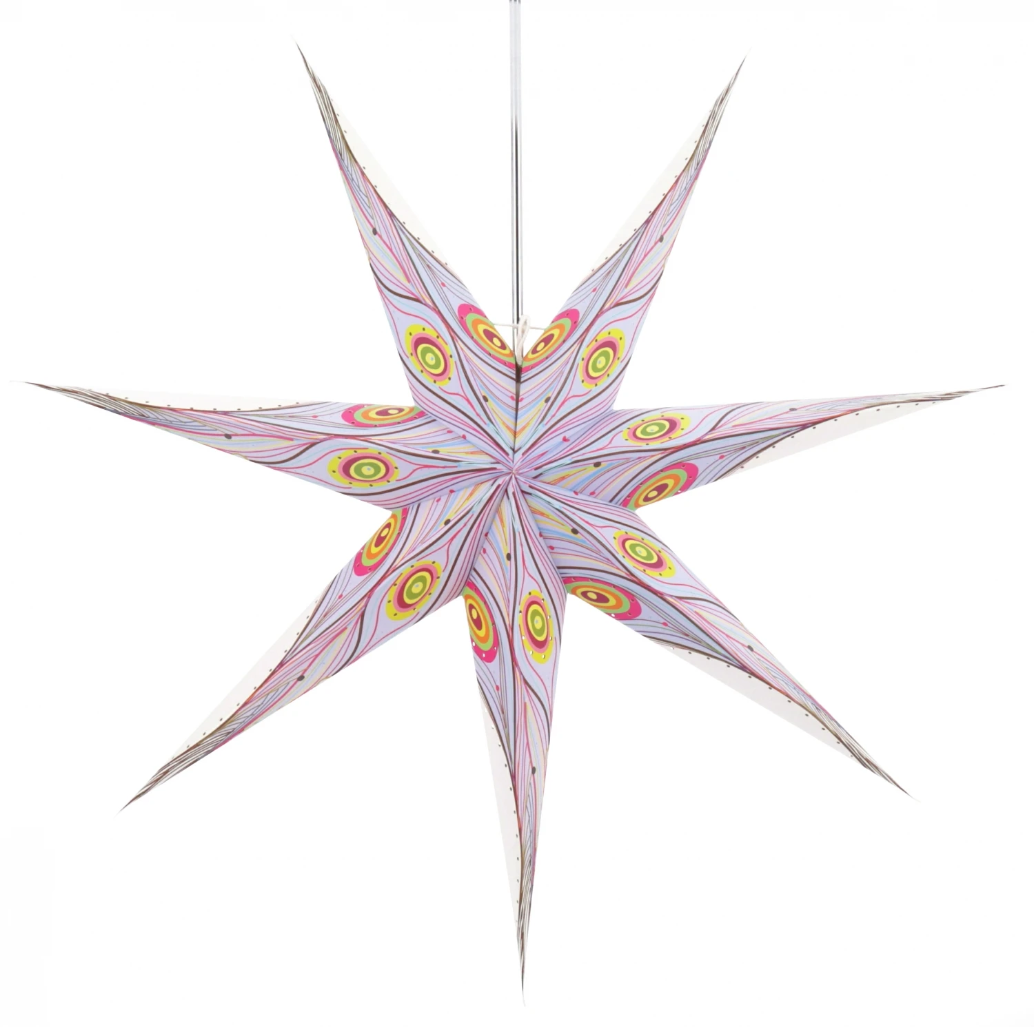 Faltbarer Advents Leucht Papierstern, Weihnachtsstern 80 Cm - Narvara 4 Faltbarer Advents Leucht Papierstern, Weihnachtsstern 80 Cm - Narvara – Bild 2